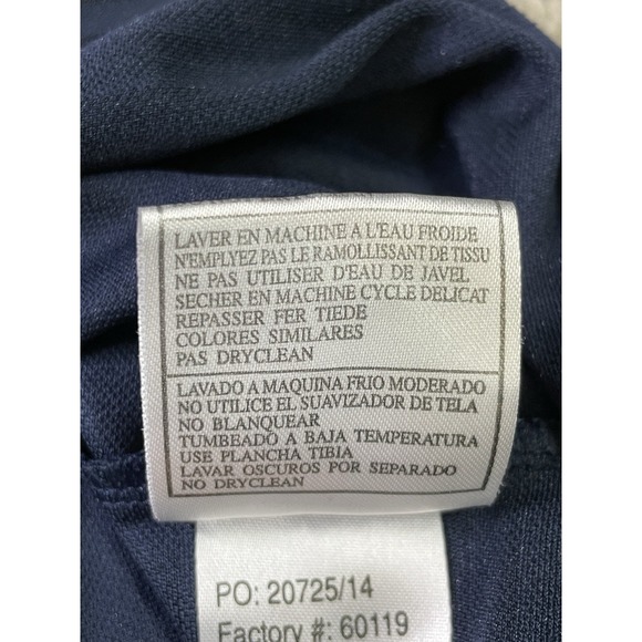 Houston Texans Polo Mens Size 3XL Striped Blue Shirt Antigua Short Sleeve Golf - Picture 6 of 10